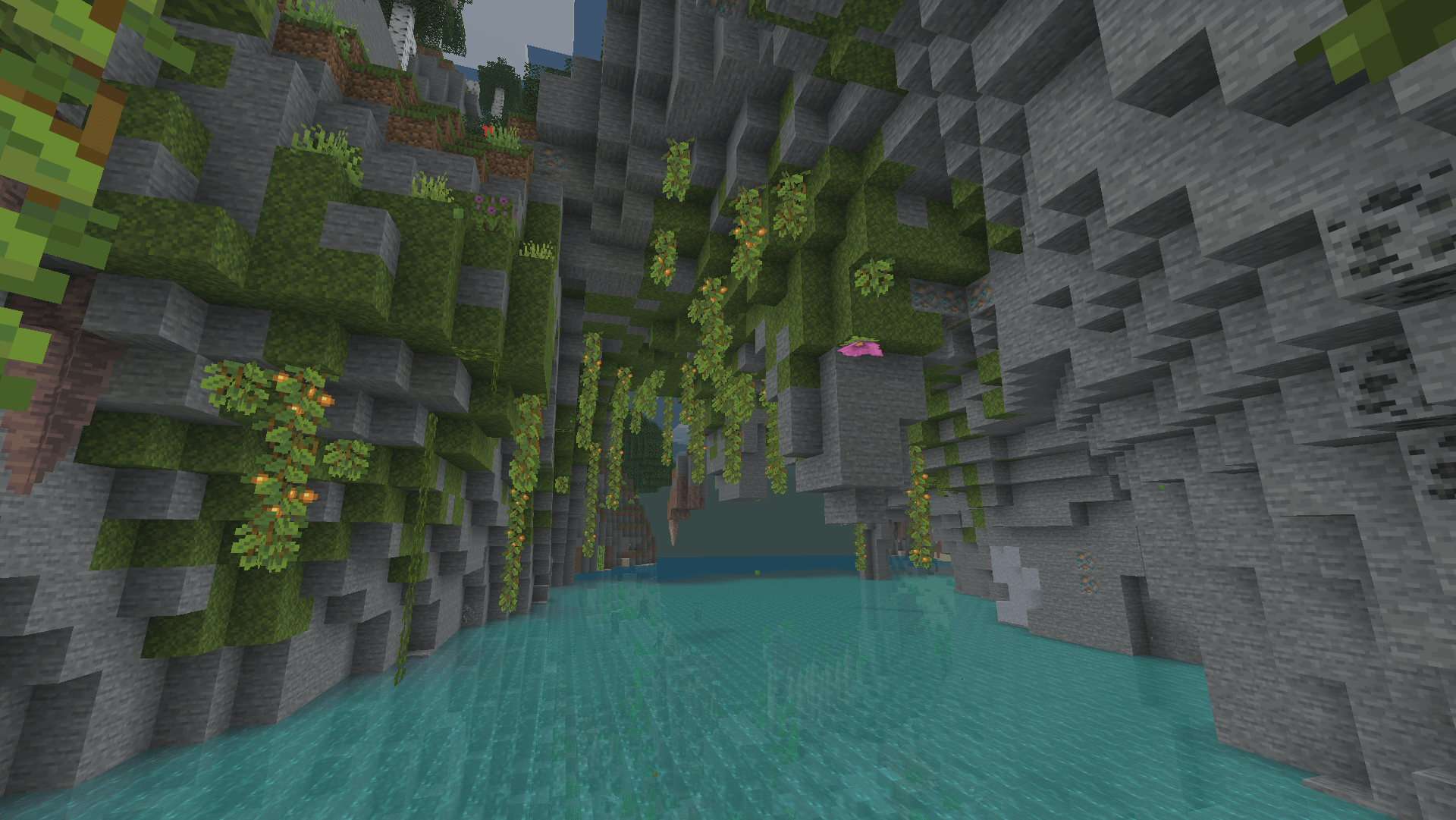 Thumbnail Better rivers! (yep, natural generated rivers under mountains)