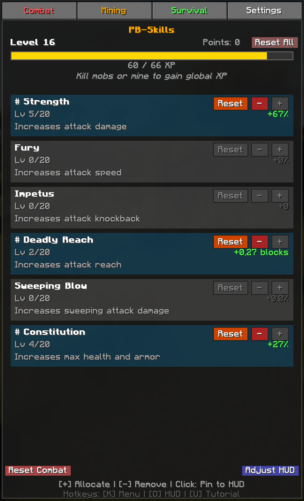 Combat Skills