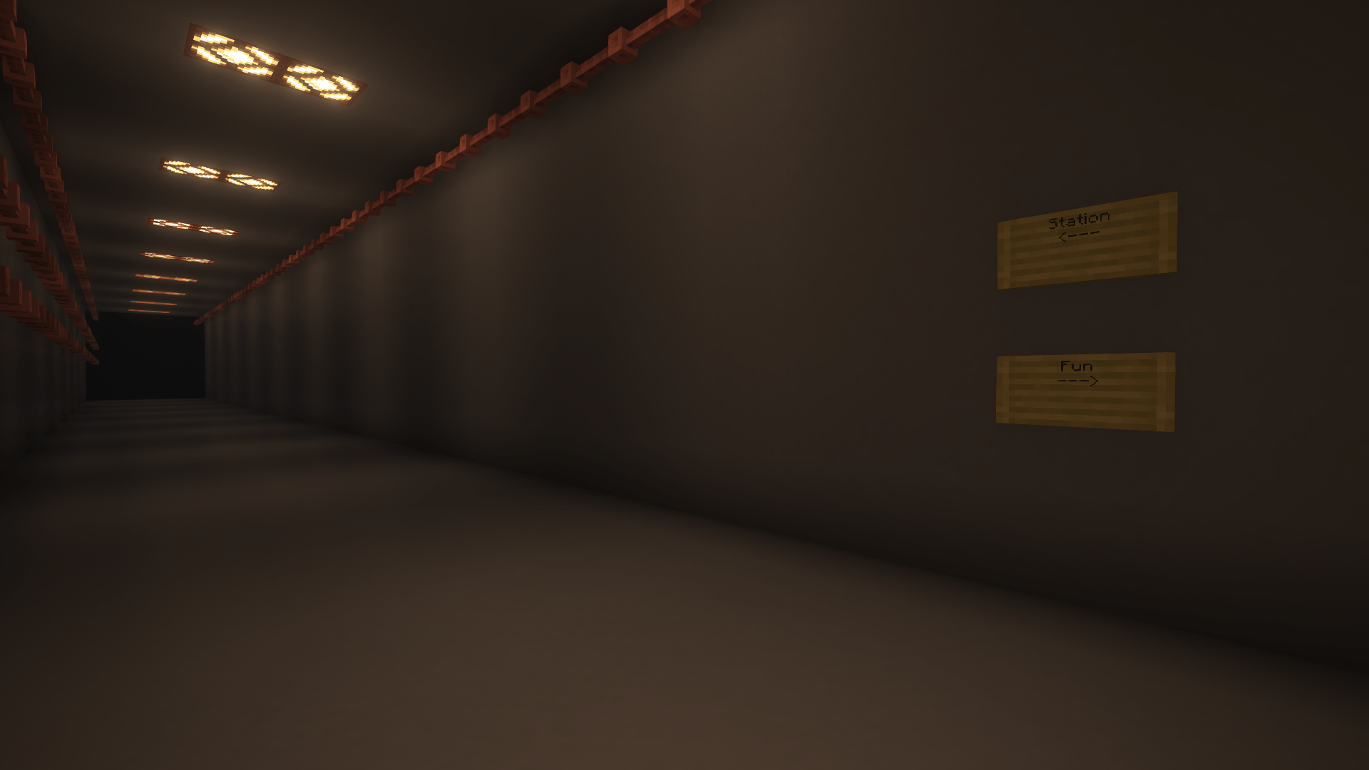 Thumbnail Level 2: A long tunnel full of pipes