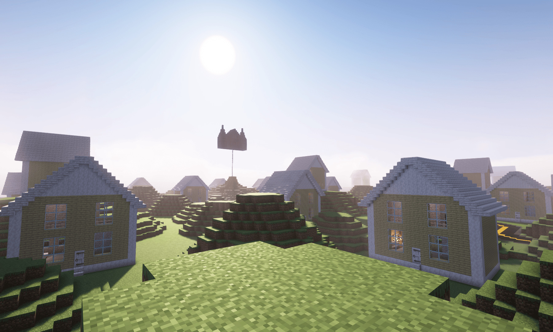 Thumbnail Level 94 has a day and night cycle, and your goal is to locate and go into the floating castle.