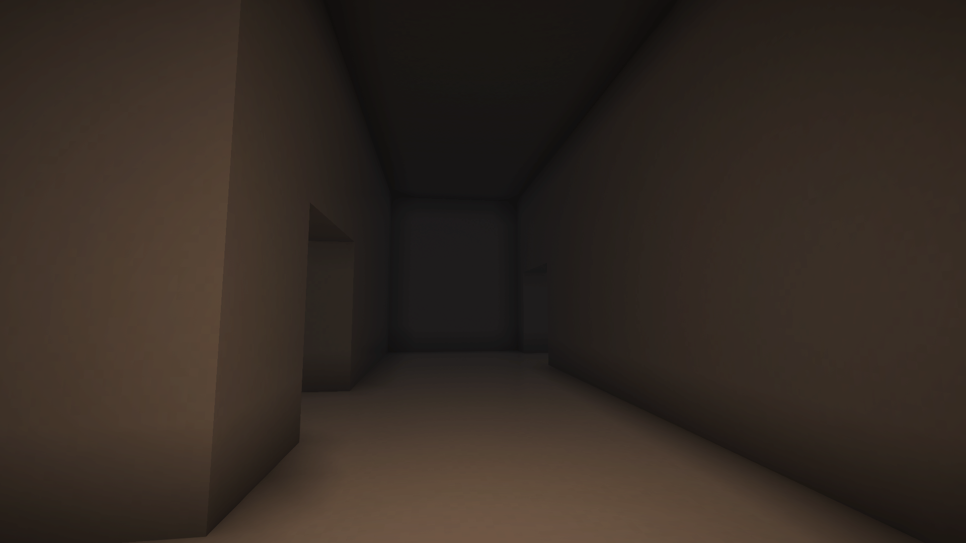 Thumbnail The First Part of Level 6. Your goal is to traverse this dark maze and find the pitch black part.