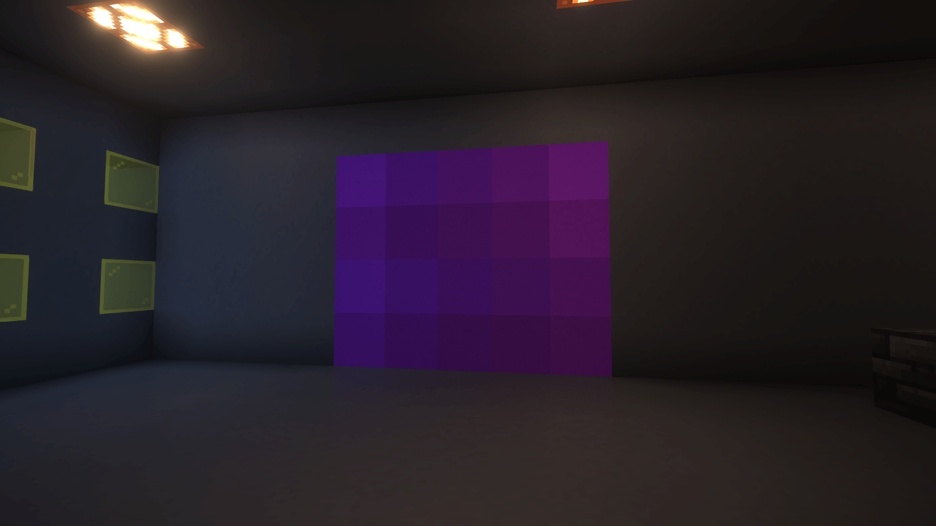 Thumbnail This is the corrupted purple wall in Level 11 that when no-clipped into, will send you to Level 3999: The True Ending