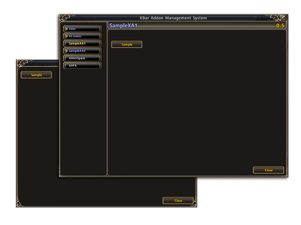 One Page Sample - GUI