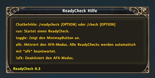 <p>The help frame of ReadyCheck.</p>