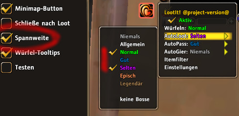 AutoLoot and Range-feature