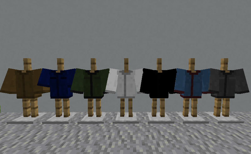 Brown, Navy, Green, White, Black, Cyan, Gray