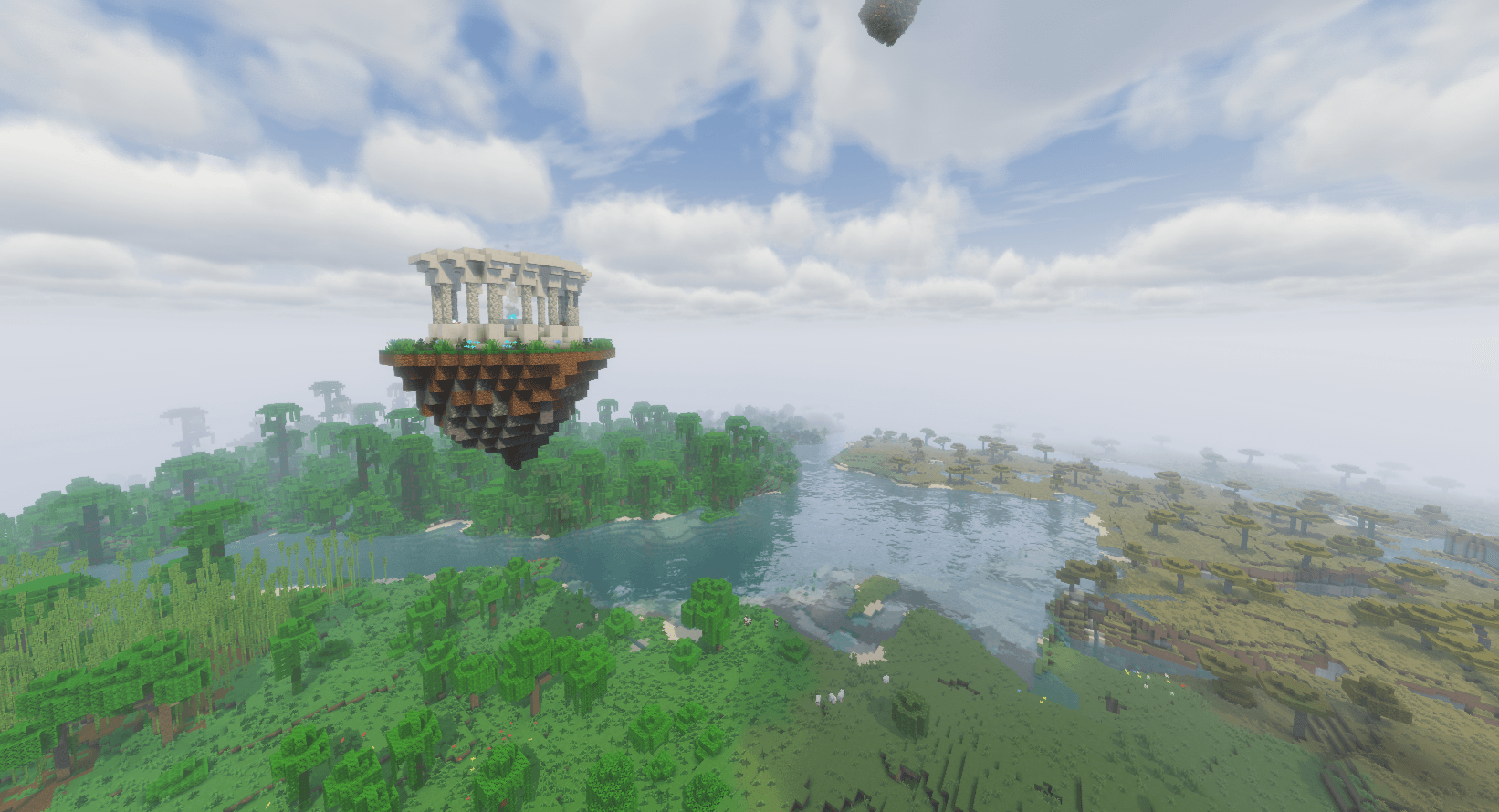 This island will come with a paraglider if the Paragliders mod is installed!