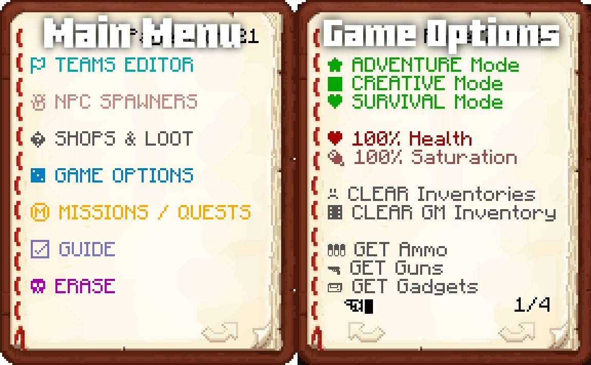 Game Master Book Main Menu and Game options.jpg