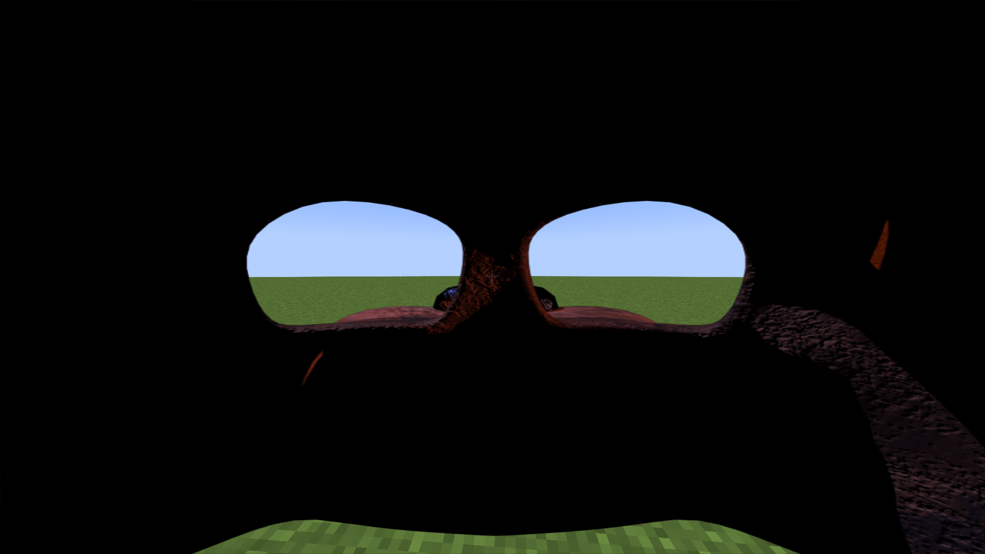 Wearing Freddy Mask