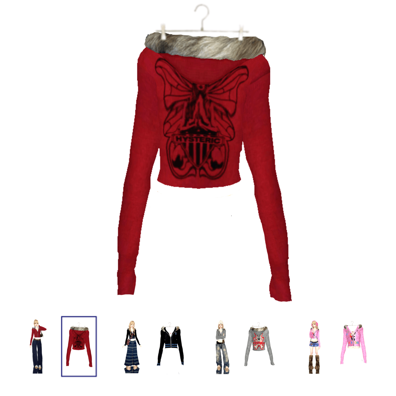 C / Y2K Hoodie 6color - The Sims 4 Create a Sim - CurseForge