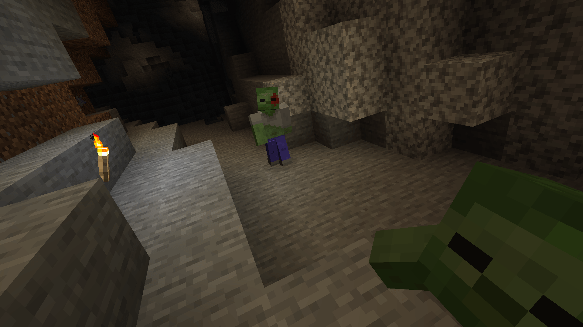 Infected fatman in the cave