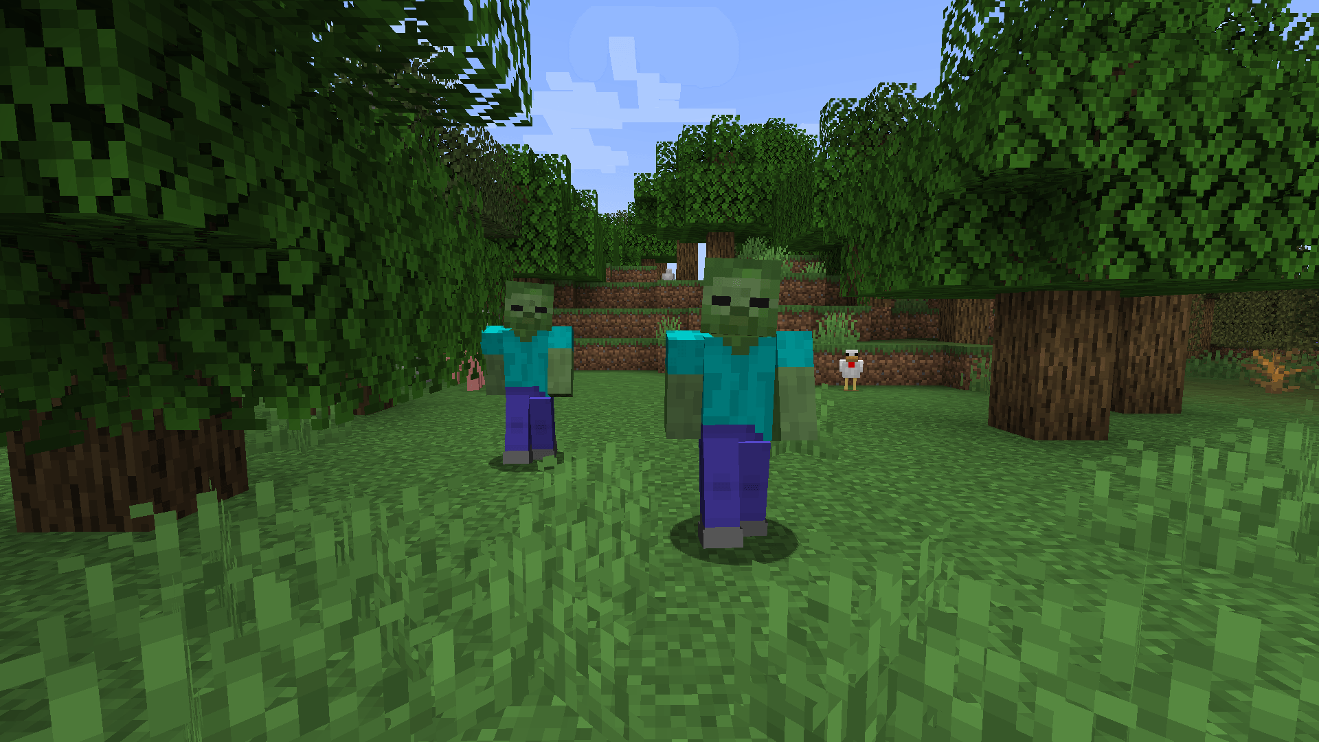 Just 2 default infected in the forest