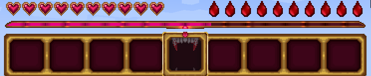 Thumbnail The current looks of the hotbar in vanilla Minecraft.