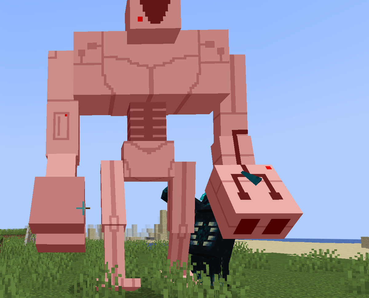 Thumbnail A picture of the Mech Suit Mk2 compared to a warden.