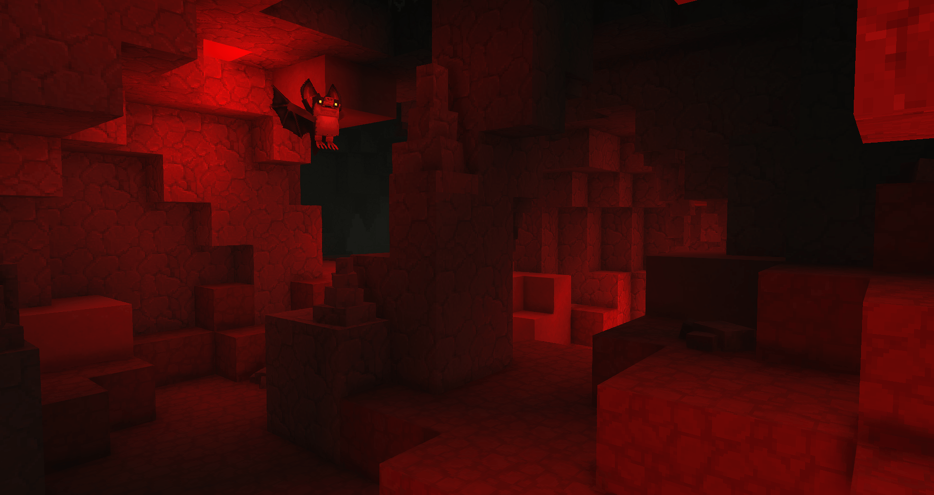 Neon Red Cave