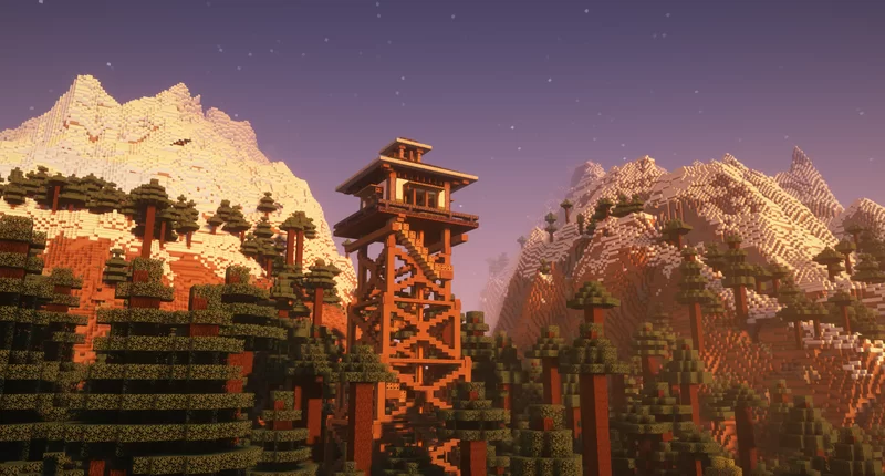 Mountain Watchtower | Simple Starters | A Firewatch inspired survival ...