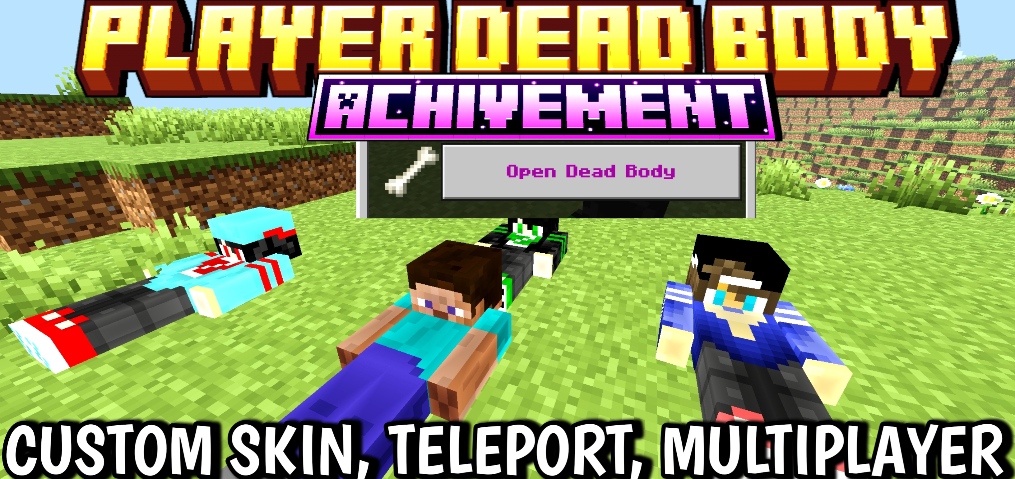 حماية غنائمك بعد الموت: جسد اللاعب الميت في ماينكرافت