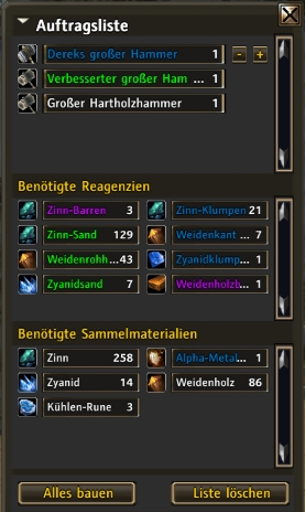 <p>The queue frame shown independently from the main crafting frame.</p>