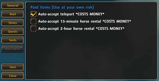 <p>Streamline v1.40 Paid Items tab</p>