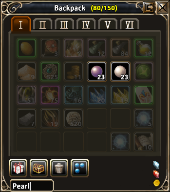<p>This shows the BagSearch mod in action with the BagFrame.</p>