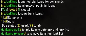 Autojunk in action.