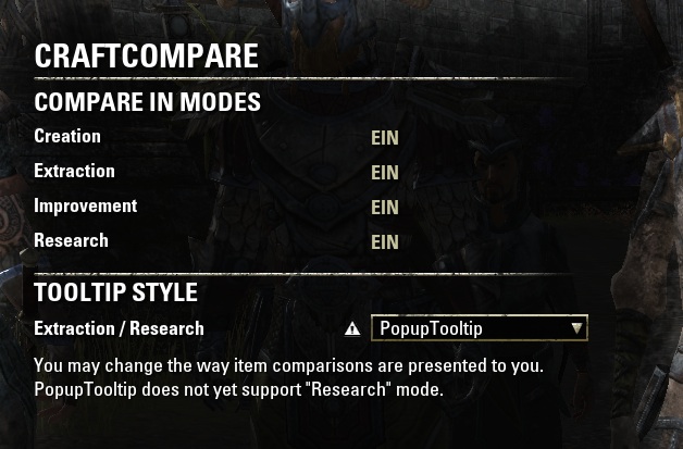 <p>Addon settings</p>