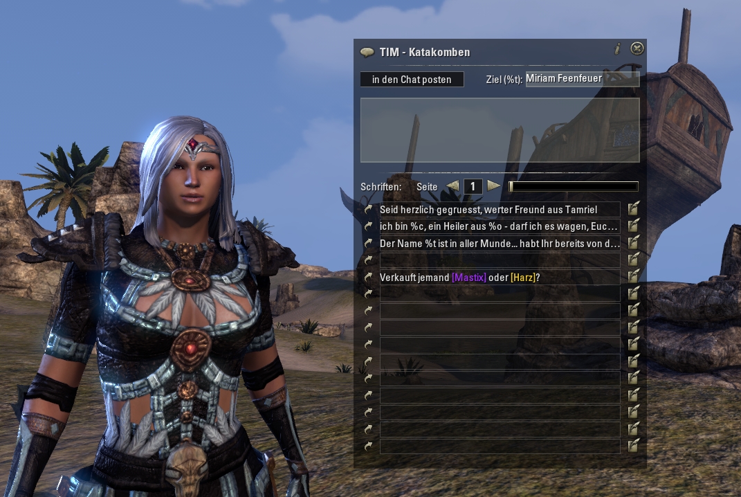 TESO Ingame Messenger - TIM