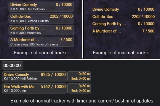 Tracker types