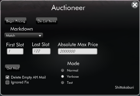 Auctioneer 0.6