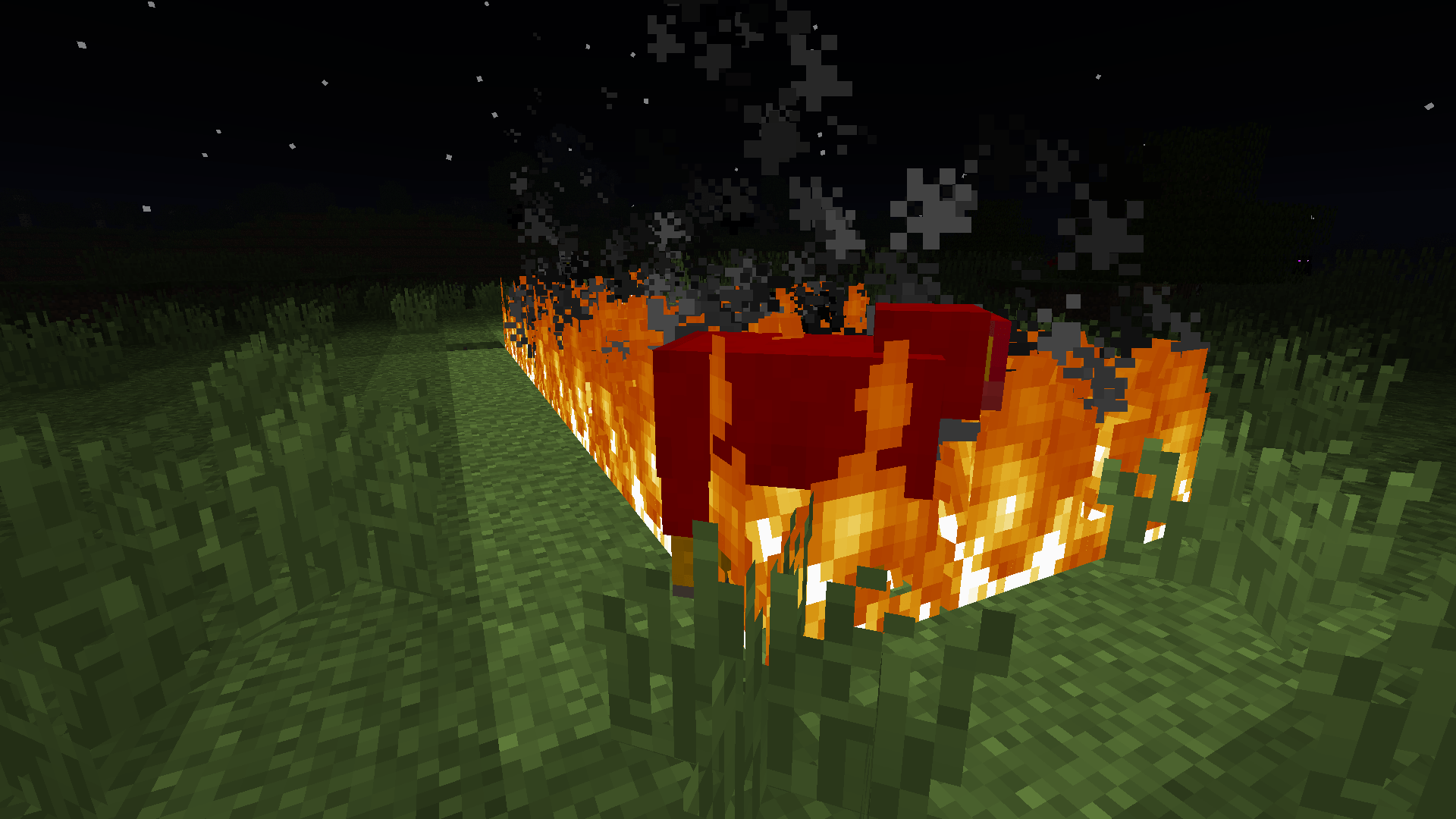 Leaves a trail of fire and cannot spawn during a thunderstorm or rain; takes damage in water.