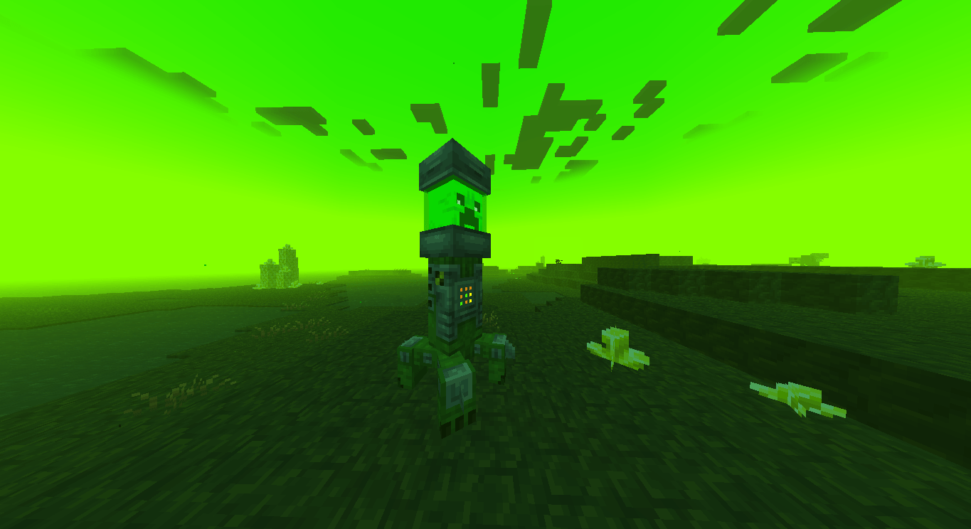 Just a cute nuclear creeper walking around 💕
