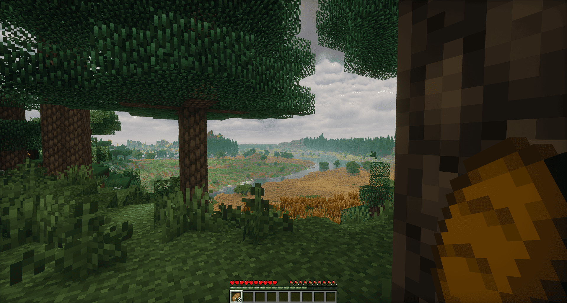 Pre-rendered world using Voxy