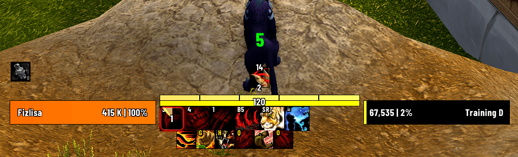 Combo Points counter (#5). Rest of the UI is Quazii UI for WoW Midnight, https://quazii.com