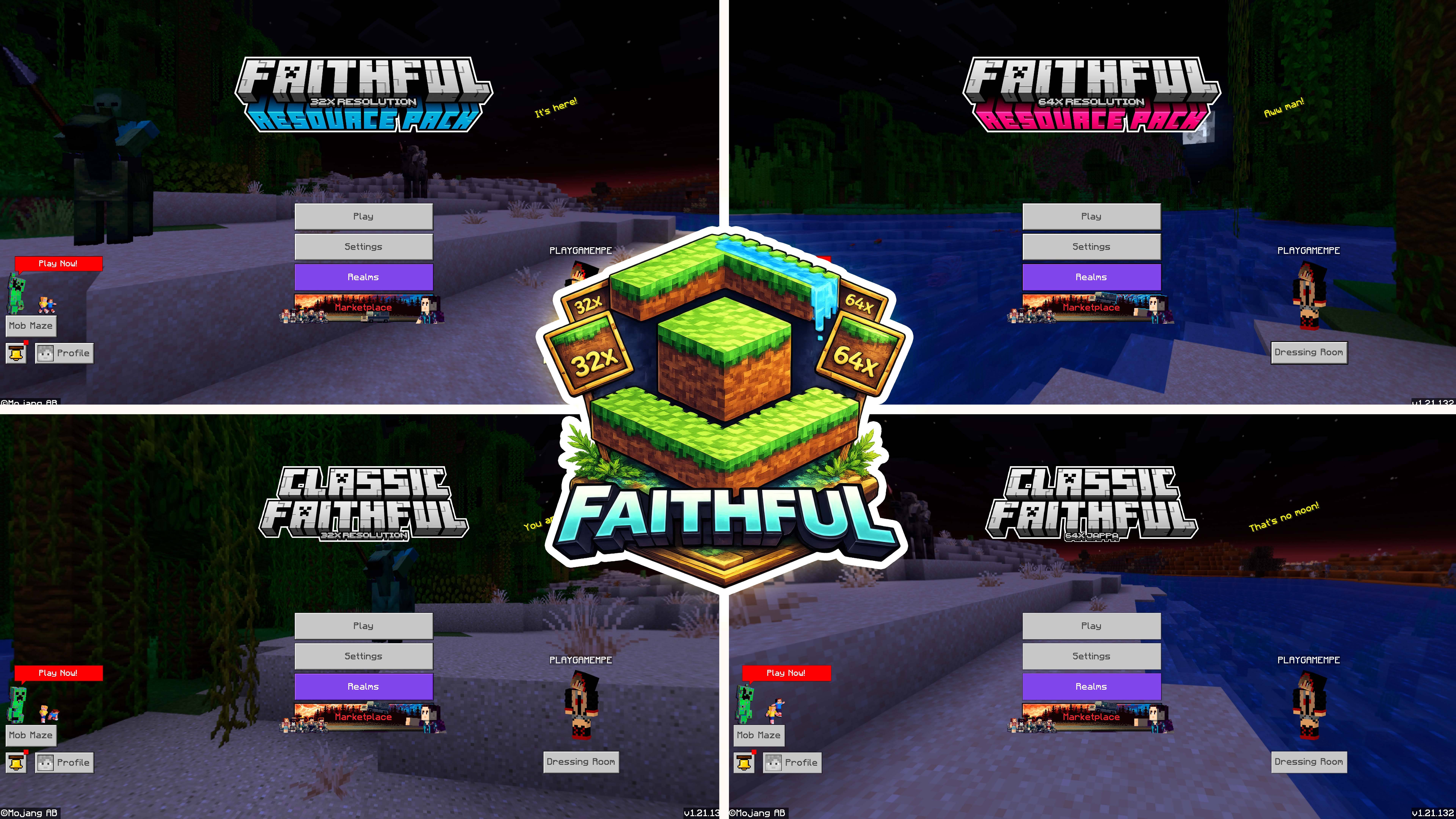 Search Results for faithful minecraft bedrock | MCPEDL