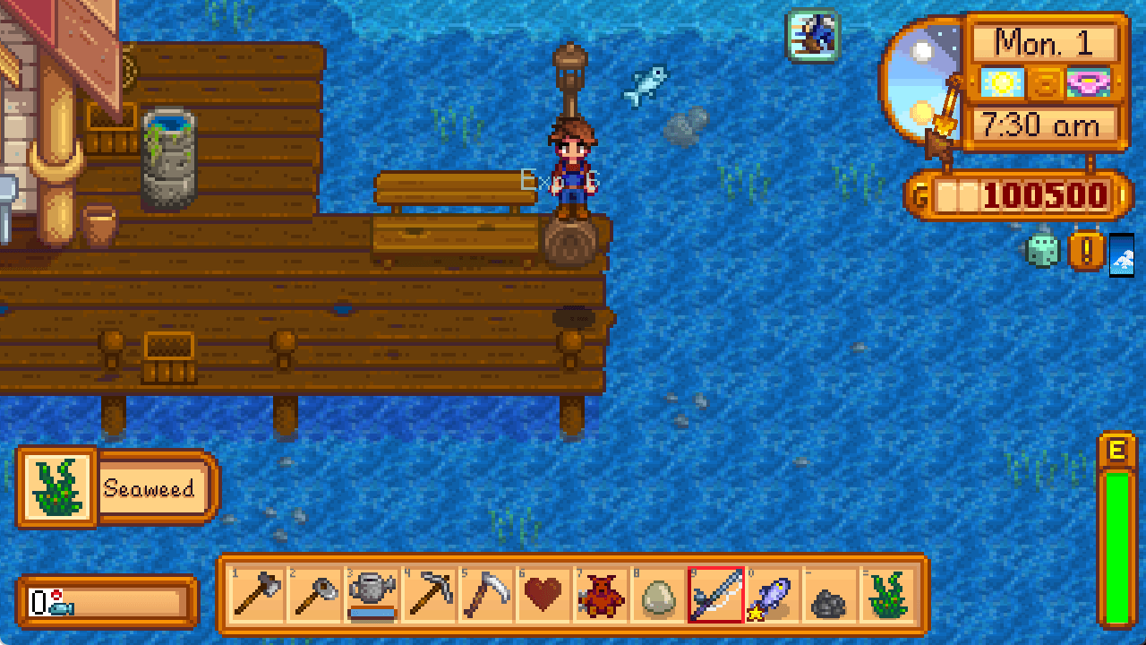 Here Fishy (No Fishing Minigame)