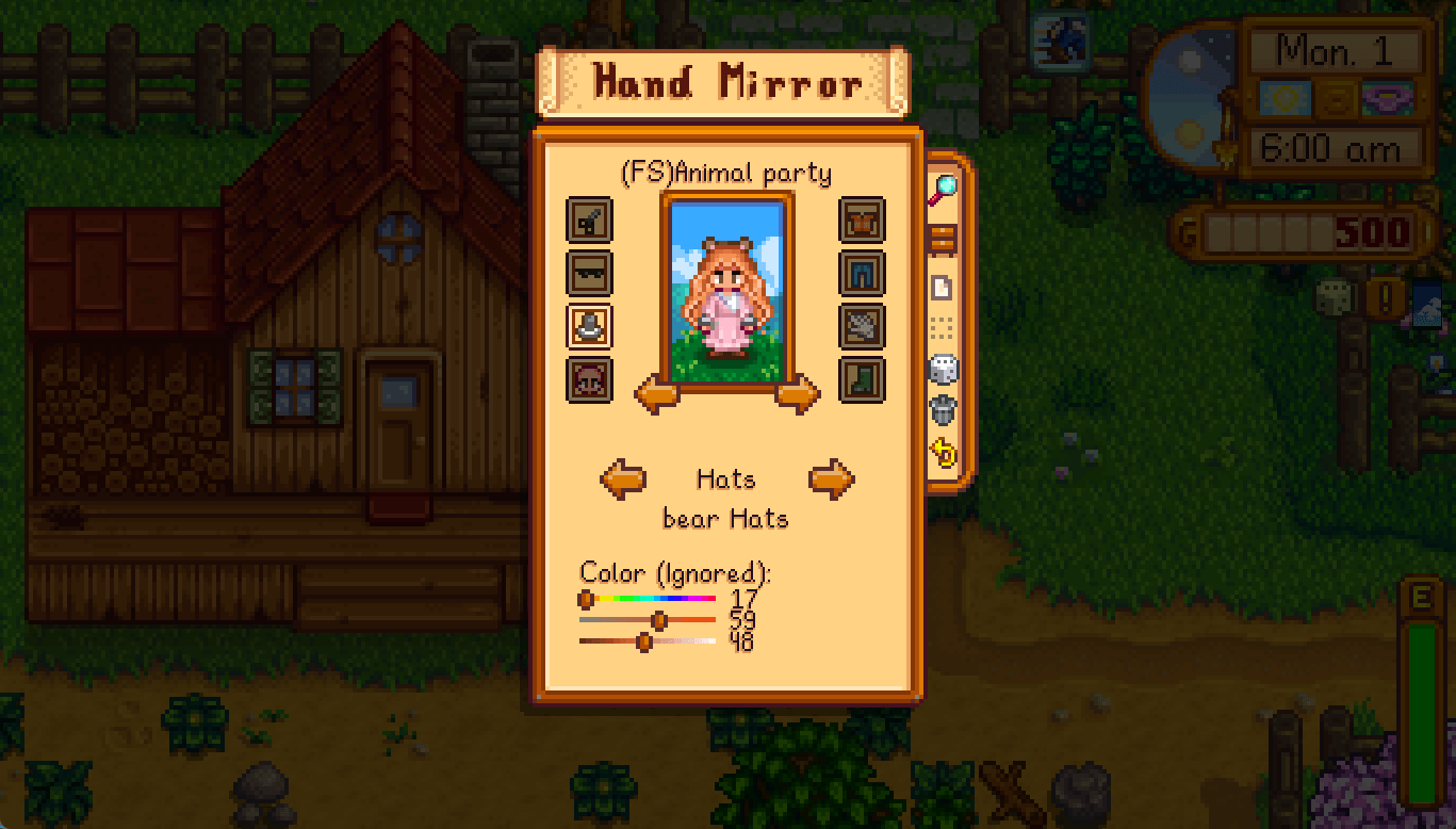 Many new Fashion Sense Mods