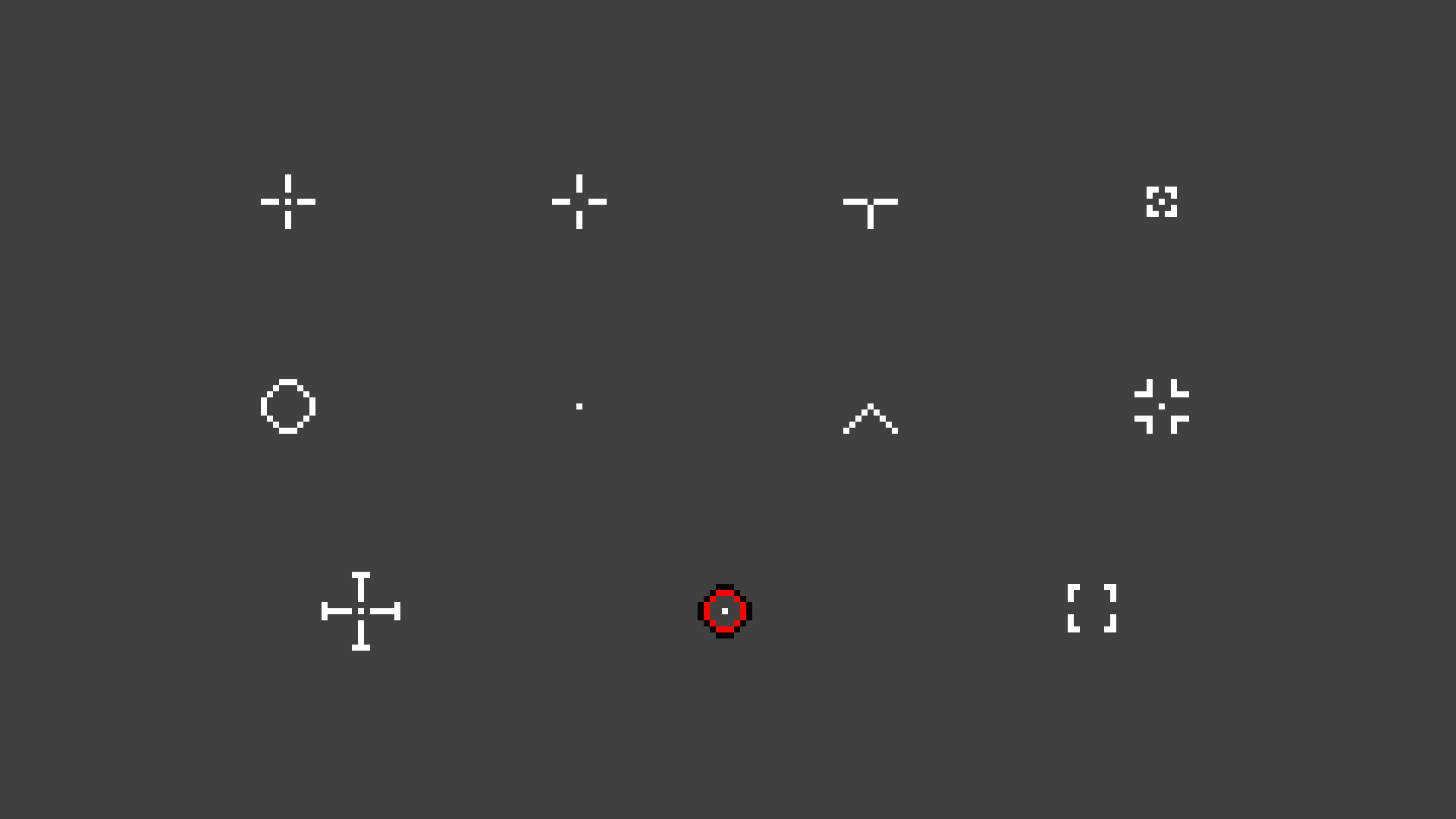 Custom Crosshairs Texture Pack | Forge + Standards | 15+ custom ...