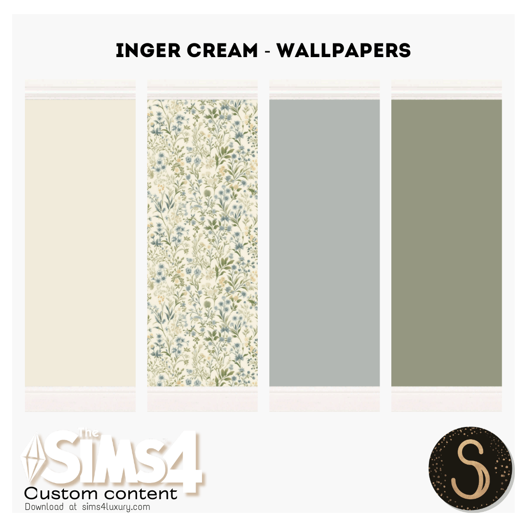 Sims4Luxury - Inger Cream - Wallpapers