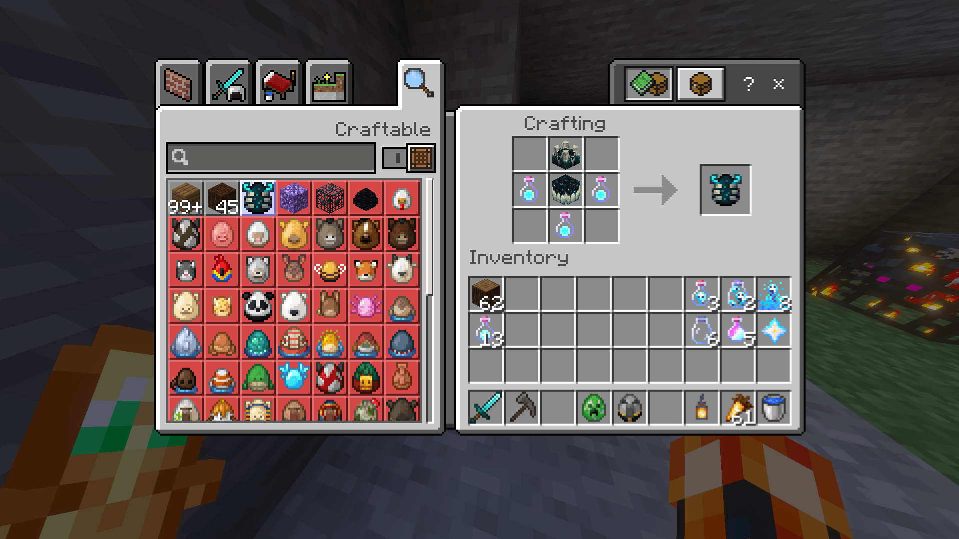 Craftable mobs