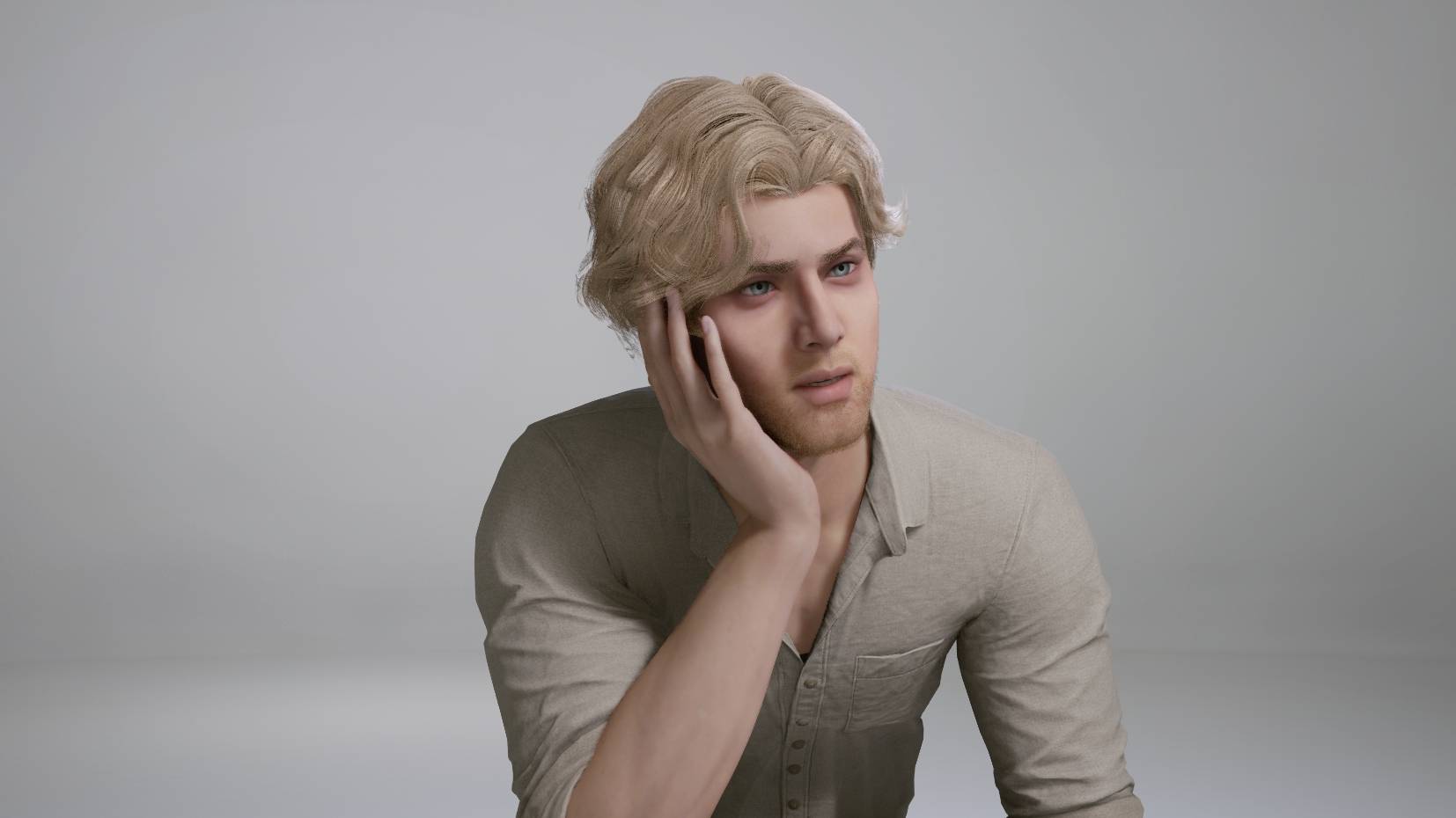 Niven Hair 39 - Academia Hair (Males)