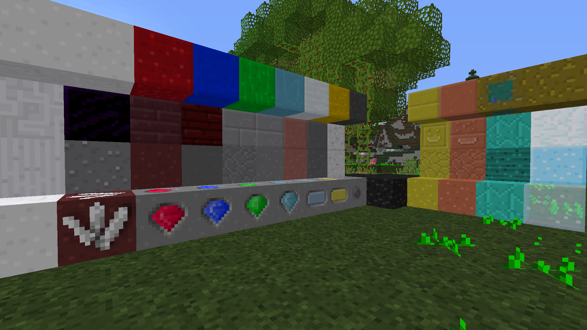 Ores and other solid blocks