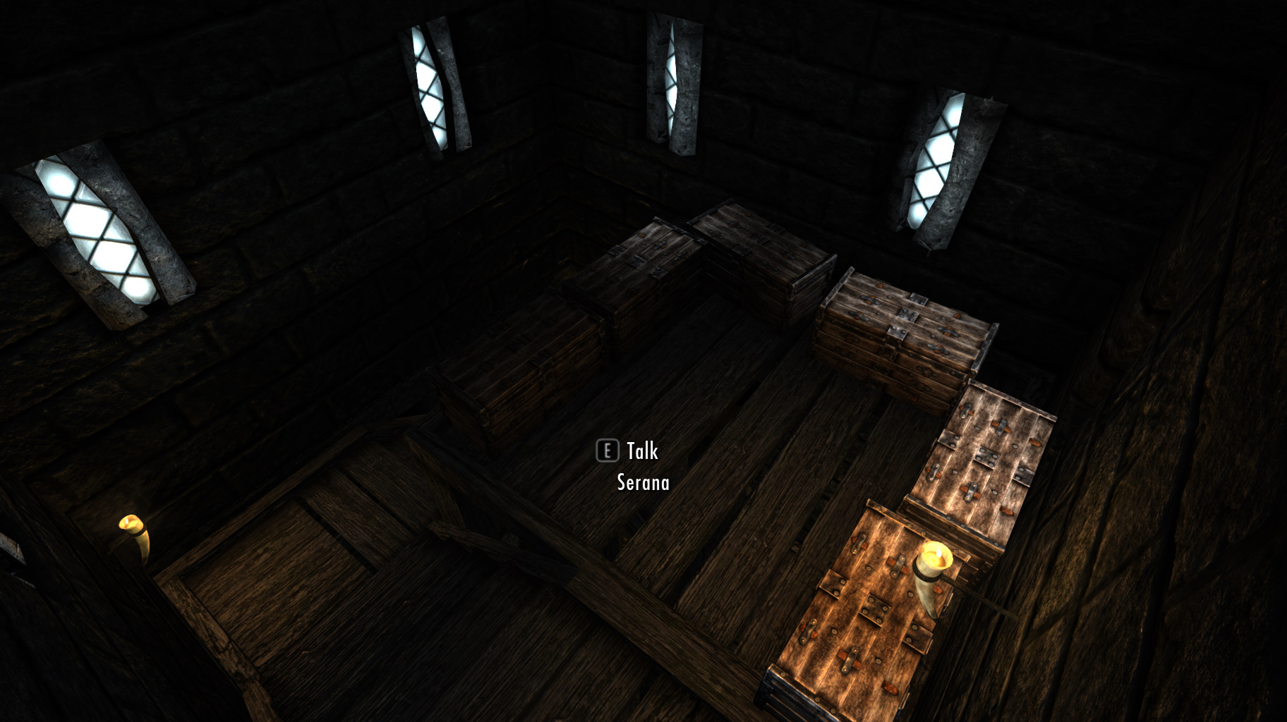 <p>Here, I placed a few chests that you could store some of your items in when you have too many items.</p>