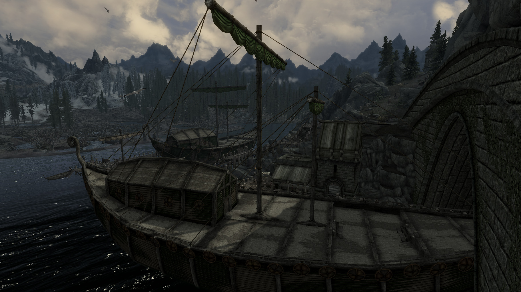 The Sea Eagle Simple Player Home Ship - The Elder Scrolls V: Skyrim ...