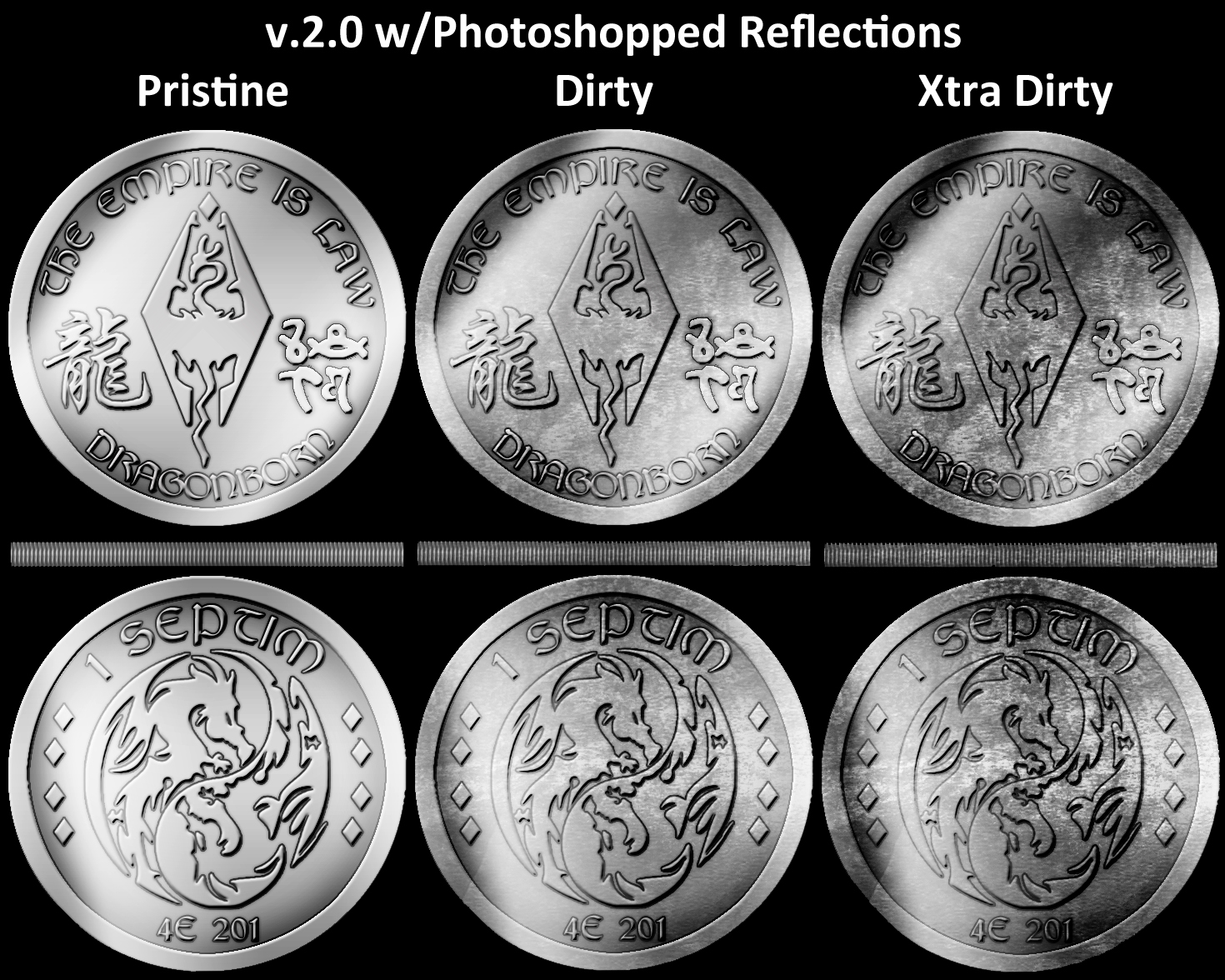<p>Silver version with fake photoshop reflection</p>