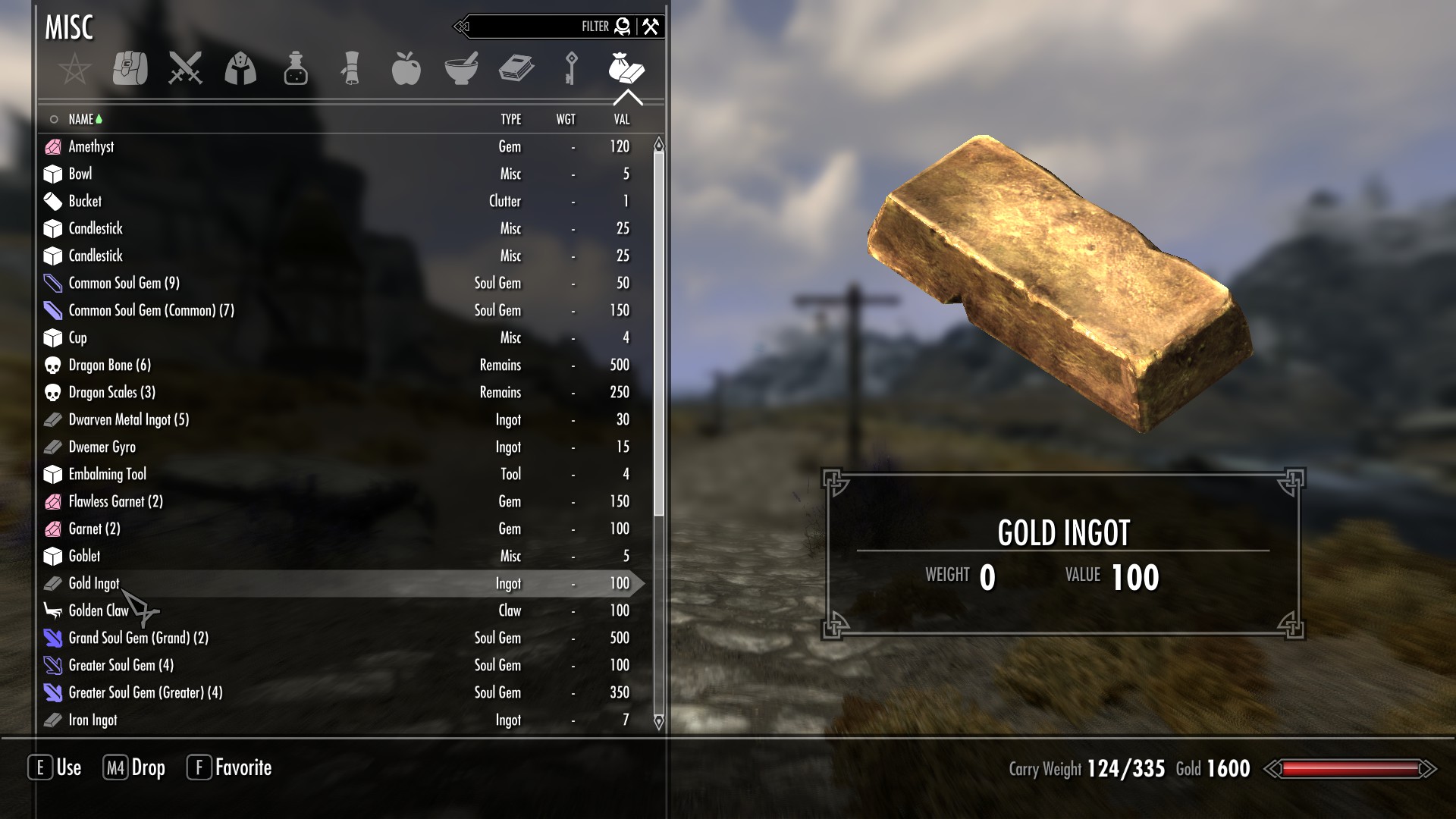 <p>All ingots are weightless</p>