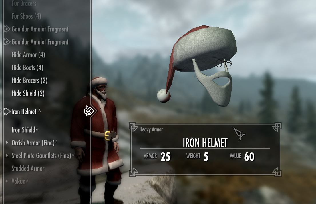Santa Clause in Skyrim