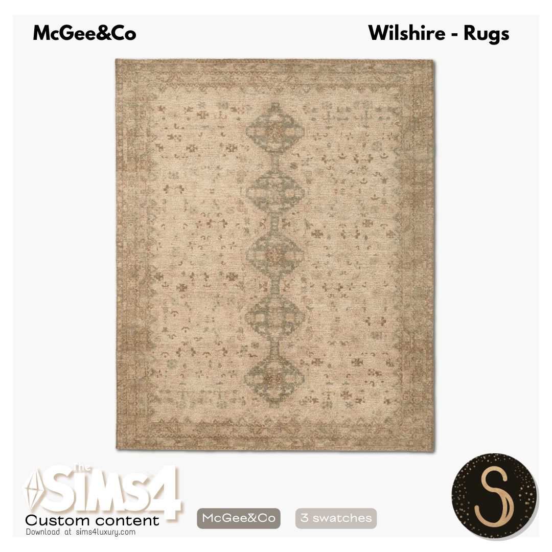 Sims4Luxury - Wilshire - Rugs