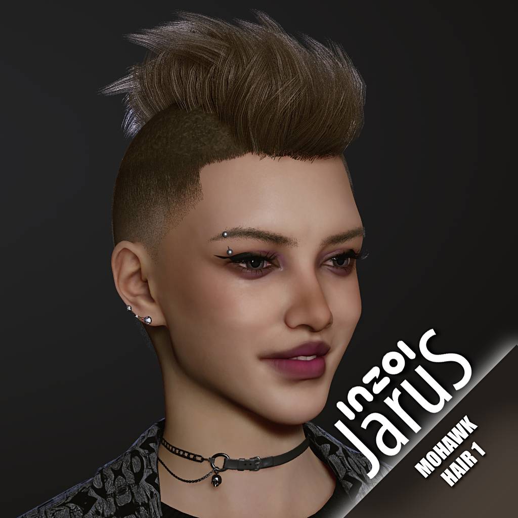 Mohawk Hair1 - inZOI Create a Zoi - CurseForge