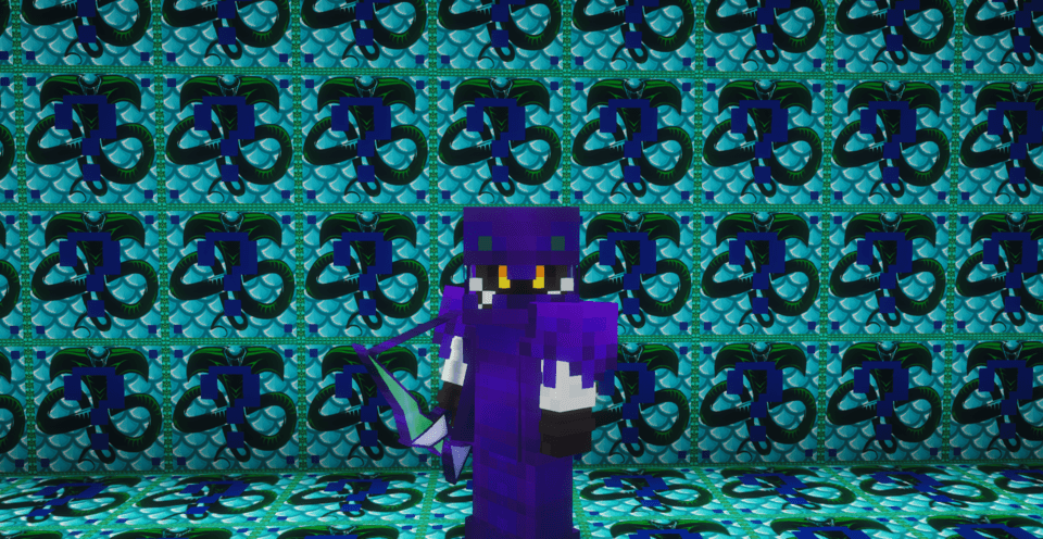 background - snake lucky block