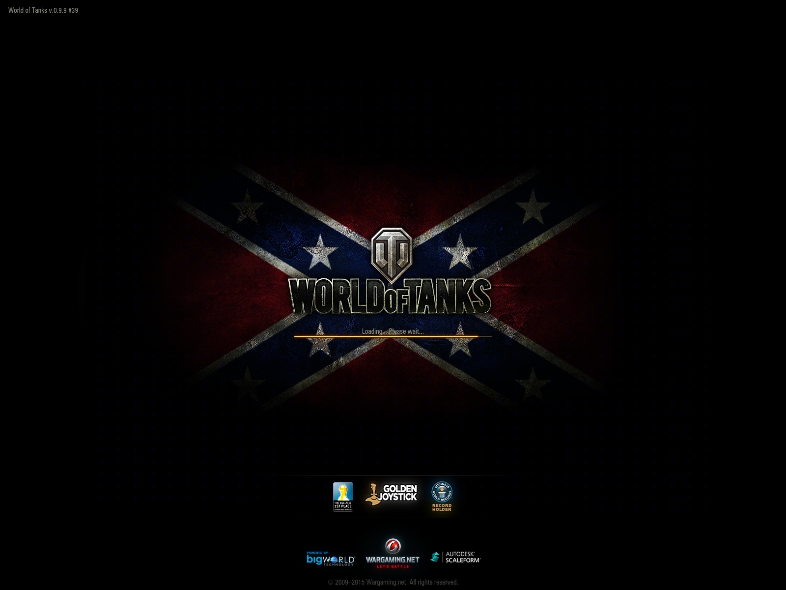 <p>REBEL FLAG Load-In Screen</p>